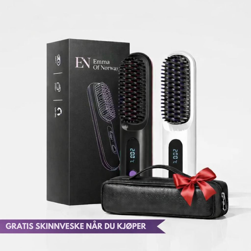 Bærbar stylingbørste | Krøll, Tørk & Rett ut